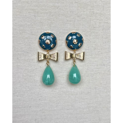 Pendientes Luisa turquesa