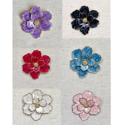 Broche nacarado