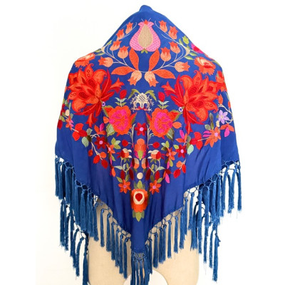 Mantoncillo Alhambra azul eléctrico