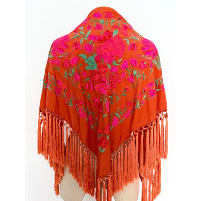 Mantoncillo Macarena naranja