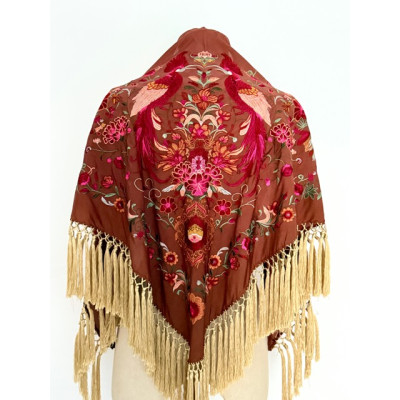 Mantoncillo Reina marrón