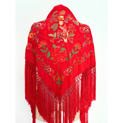 Mantoncillo Patio rojo