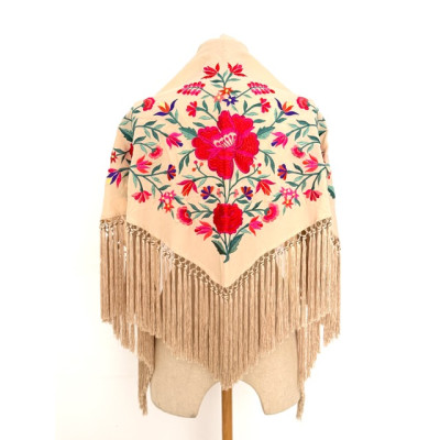 Mantoncillo Romería beige