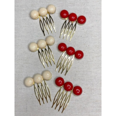 Pack 3 peinas Tachuelas pequeñas