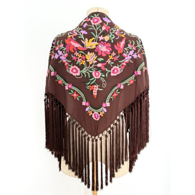 Mantoncillo Alhambra marrón chocolate