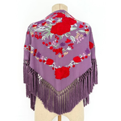 Mantoncillo Cartuja lila oscuro