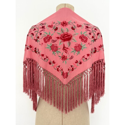 Mantoncillo Rosaleda pequeño rosa palo