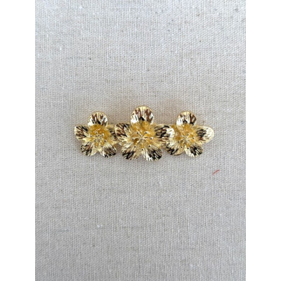 Broche Triple flor