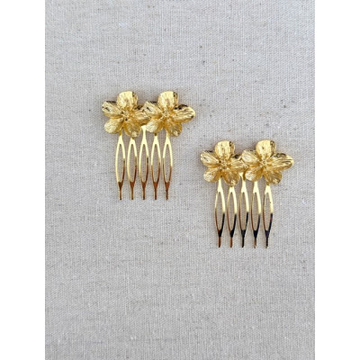 Pack 2 peinas doble flor