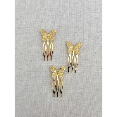 Pack 3 peinas Mariposa mini