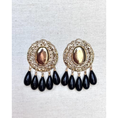 Pendientes Valeria negro